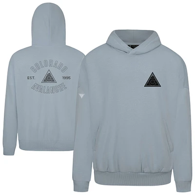 Men's Levelwear  Gray Colorado Avalanche Contact Nightfall Pullover Hoodie