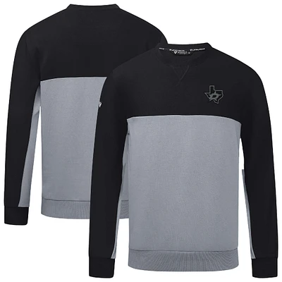 Men's Levelwear Black/Gray Dallas Stars Legacy Nightfall Pullover Sweatshirt