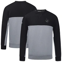 Men's Levelwear Black/Gray Dallas Stars Legacy Nightfall Pullover Sweatshirt