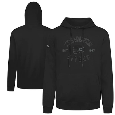Men's Levelwear  Black Philadelphia Flyers Podium Abyssal Pullover Hoodie