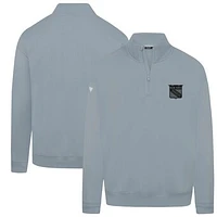 Men's Levelwear  Gray New York Rangers Murray Nightfall Quarter-Zip Jacket