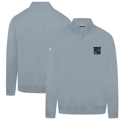 Men's Levelwear  Gray New York Rangers Murray Nightfall Quarter-Zip Jacket