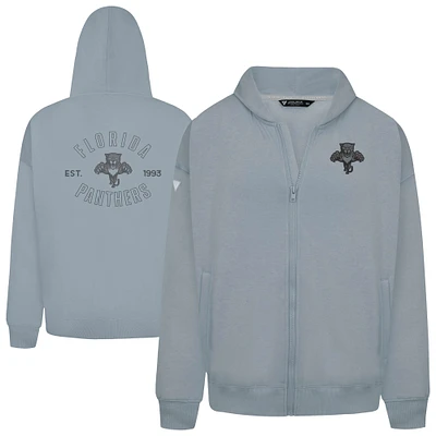 Men's Levelwear  Gray Florida Panthers Uphill Abyssal Full-Zip Hoodie