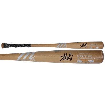 Anthony Rizzo New York Yankees Autographed Game-Used Tan Marucci Bat from the 2024 MLB Season