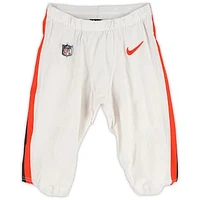 Jerry Jeudy Cleveland Browns Game-Used White Nike Pants vs. New Orleans Saints on November 17, 2024