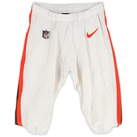 Jerry Jeudy Cleveland Browns Game-Used White Nike Pants vs. New Orleans Saints on November 17, 2024