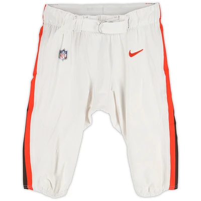 Jameis Winston Cleveland Browns Game-Used White Nike Pants vs. New Orleans Saints on November 17, 2024
