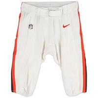Maurice Hurst II Cleveland Browns Game-Used White Nike Pants vs. New Orleans Saints on November 17, 2024