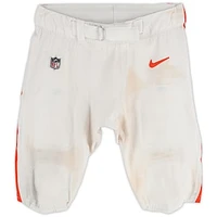 Dalvin Tomlinson Cleveland Browns Game-Used White Nike Pants vs. New Orleans Saints on November 17, 2024