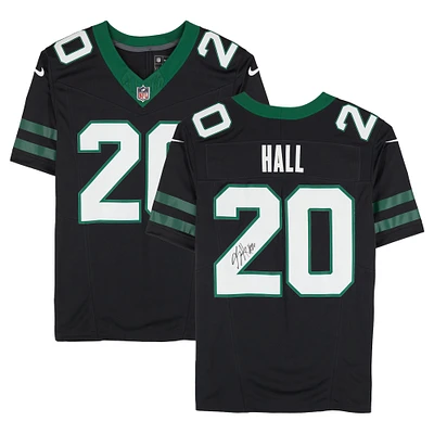 Breece Hall New York Jets Autographed Nike 2024 Black Limited Jersey