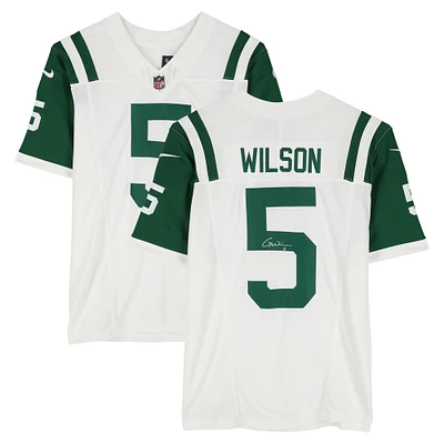 Garrett Wilson New York Jets Autographed 2024 White Nike Alternate Limited Jersey