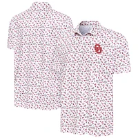 Men's Antigua White Oklahoma Sooners Independence Day Polo