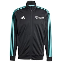 Men's adidas  Black Mercedes-AMG Petronas F1 Team Fan Wear DNA Alphaskin Full-Zip Track Jacket