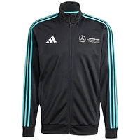 Men's adidas  Black Mercedes-AMG Petronas F1 Team Fan Wear DNA Alphaskin Full-Zip Track Jacket