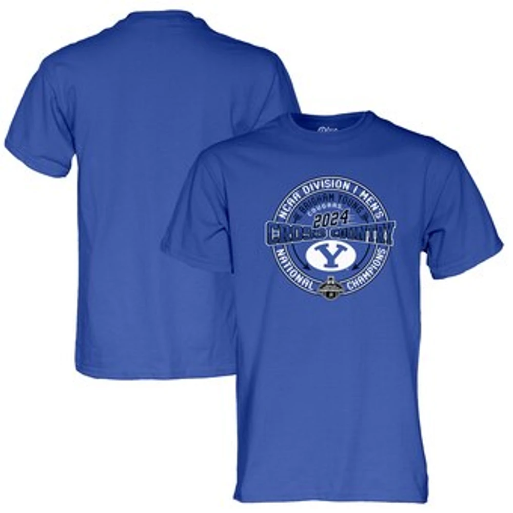 Unisex Blue 84 Royal BYU Cougars 2024 NCAA Men's Cross Country National Champions T-Shirt