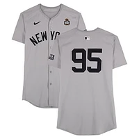 Oswaldo Cabrera New York Yankees 2024 World Series Game-Used #95 Gray Jersey vs. Los Angeles Dodgers on October 25, 2024