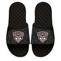 Unisex ISlide  Black St. Bonaventure Bonnies Primary Logo Pattern Slide Sandals