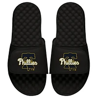 Unisex ISlide  Black Philadelphia Phillies 2024 City Connect Slide Sandals