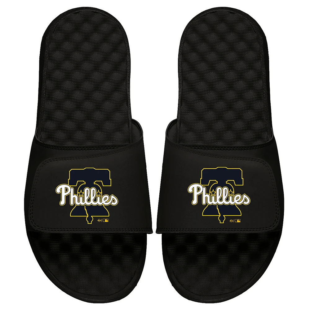 Unisex ISlide Black Philadelphia Phillies 2024 City Connect Slide Sandals