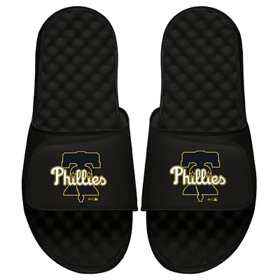 Unisex ISlide  Black Philadelphia Phillies 2024 City Connect Slide Sandals