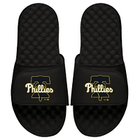 Unisex ISlide  Black Philadelphia Phillies 2024 City Connect Slide Sandals