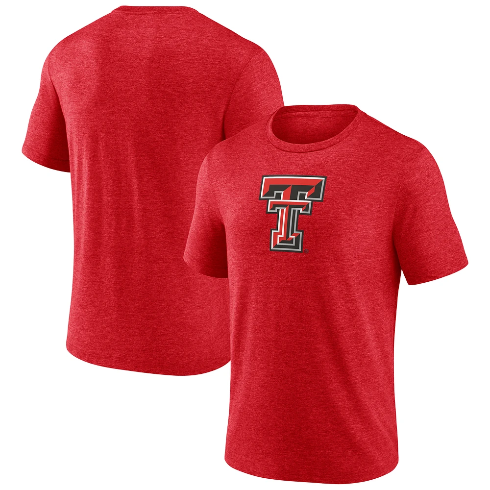Men's Red Texas Tech Raiders Classic Primary Tri-Blend T-Shirt