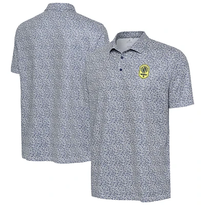 Men's Antigua  White Nashville SC Field Ditsy Polo