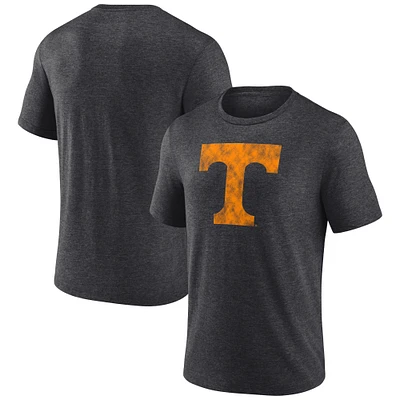 Men's Charcoal Tennessee Volunteers Classic Primary Tri-Blend T-Shirt
