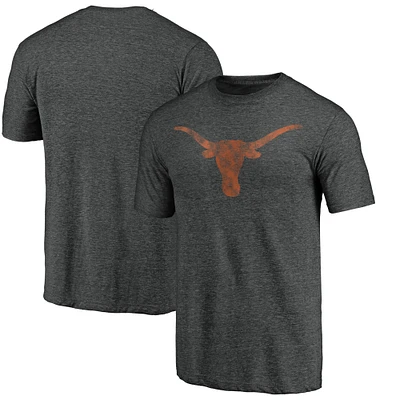 Men's Charcoal Texas Longhorns Classic Primary Tri-Blend T-Shirt