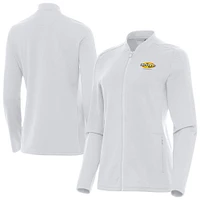 Women's Antigua  White ARCA Menards Series Continual Full-Zip Jacket
