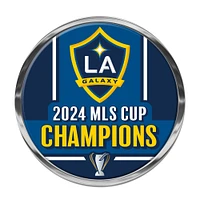 WinCraft LA Galaxy 2024 MLS Cup Champions Domed Metal Auto Emblem