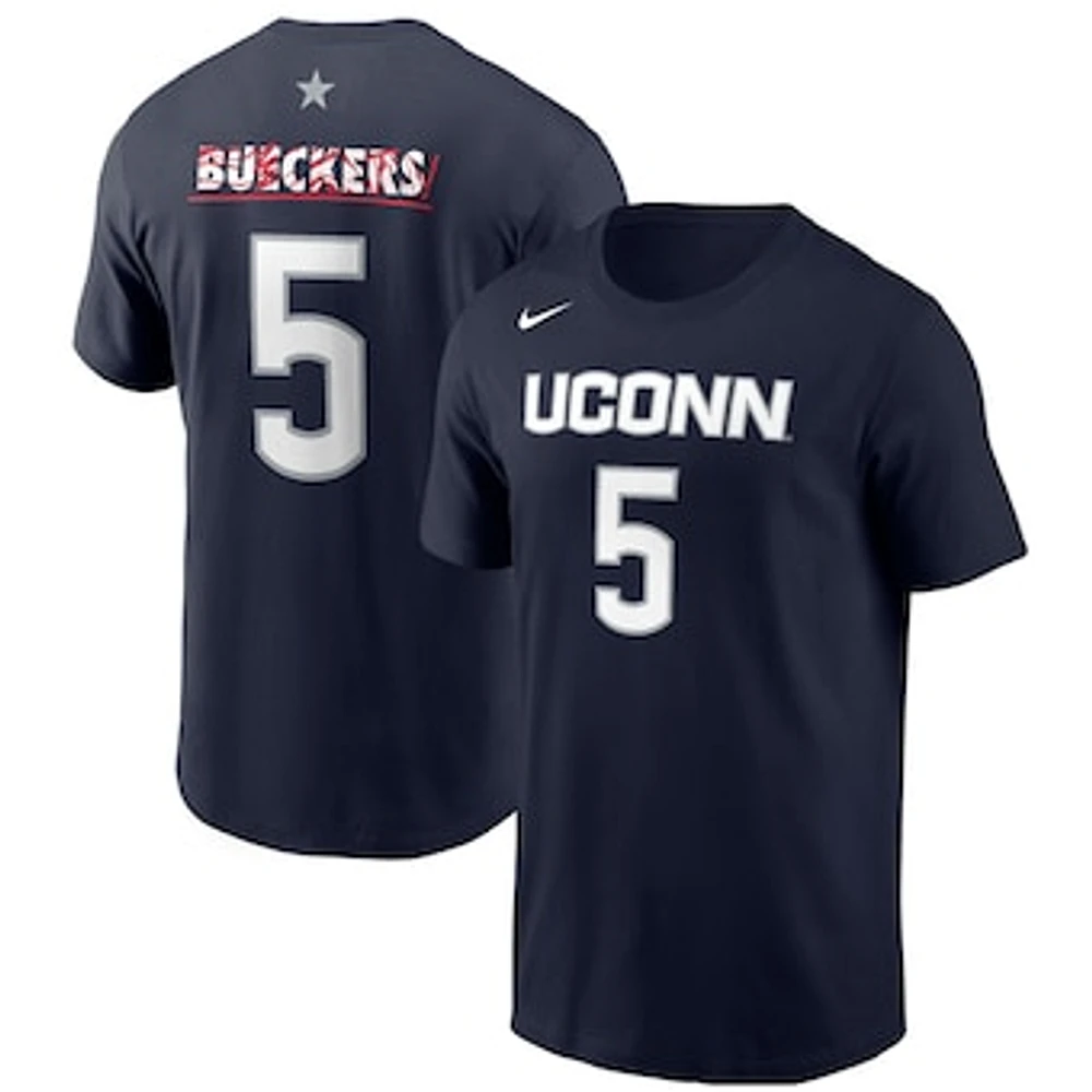 Unisex Nike Paige Bueckers Navy UConn Huskies Player Name & Number Buckets T-Shirt