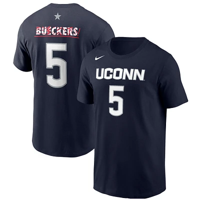 Unisex Nike Paige Bueckers Navy UConn Huskies Player Name & Number Buckets T-Shirt