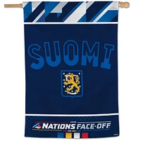 WinCraft Finland 2025 4 Nations Face-Off 28" x 40" Single-Sided Vertical Banner