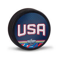 WinCraft USA 2025 4 Nations Face-Off Hockey Puck