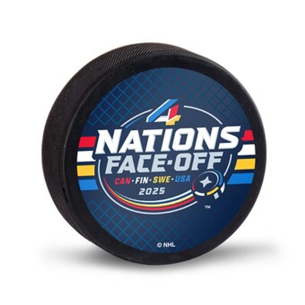 WinCraft NHL 2025 4 Nations Face-Off Hockey Puck