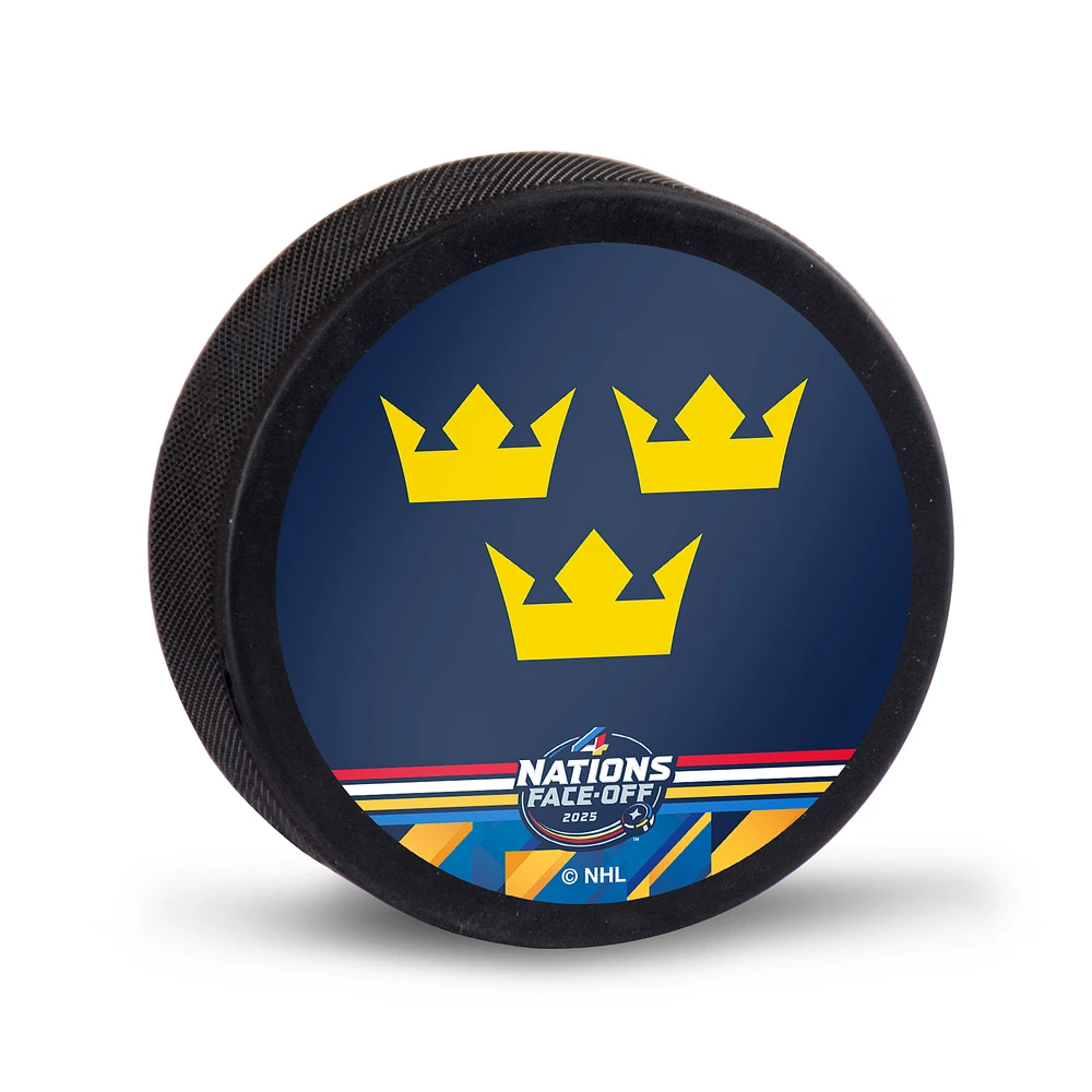 WinCraft Sweden 2025 4 Nations Face-Off Hockey Puck