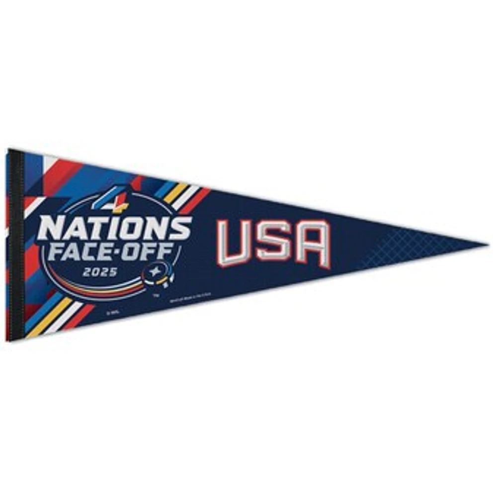 WinCraft USA 2025 4 Nations Face-Off 12" x 30" Premium Pennant