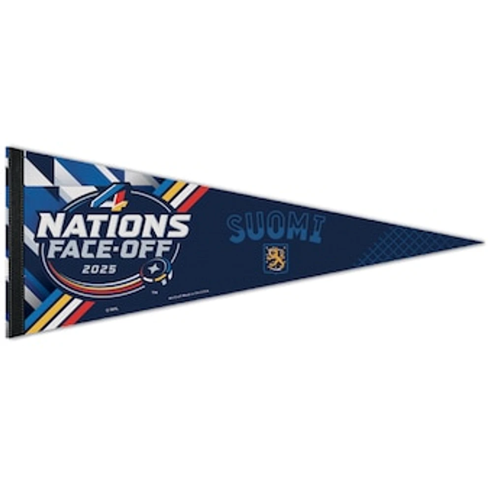 WinCraft Finland 2025 4 Nations Face-Off 12" x 30" Premium Pennant