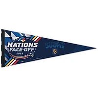 WinCraft Finland 2025 4 Nations Face-Off 12" x 30" Premium Pennant