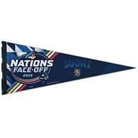 WinCraft Finland 2025 4 Nations Face-Off 12" x 30" Premium Pennant