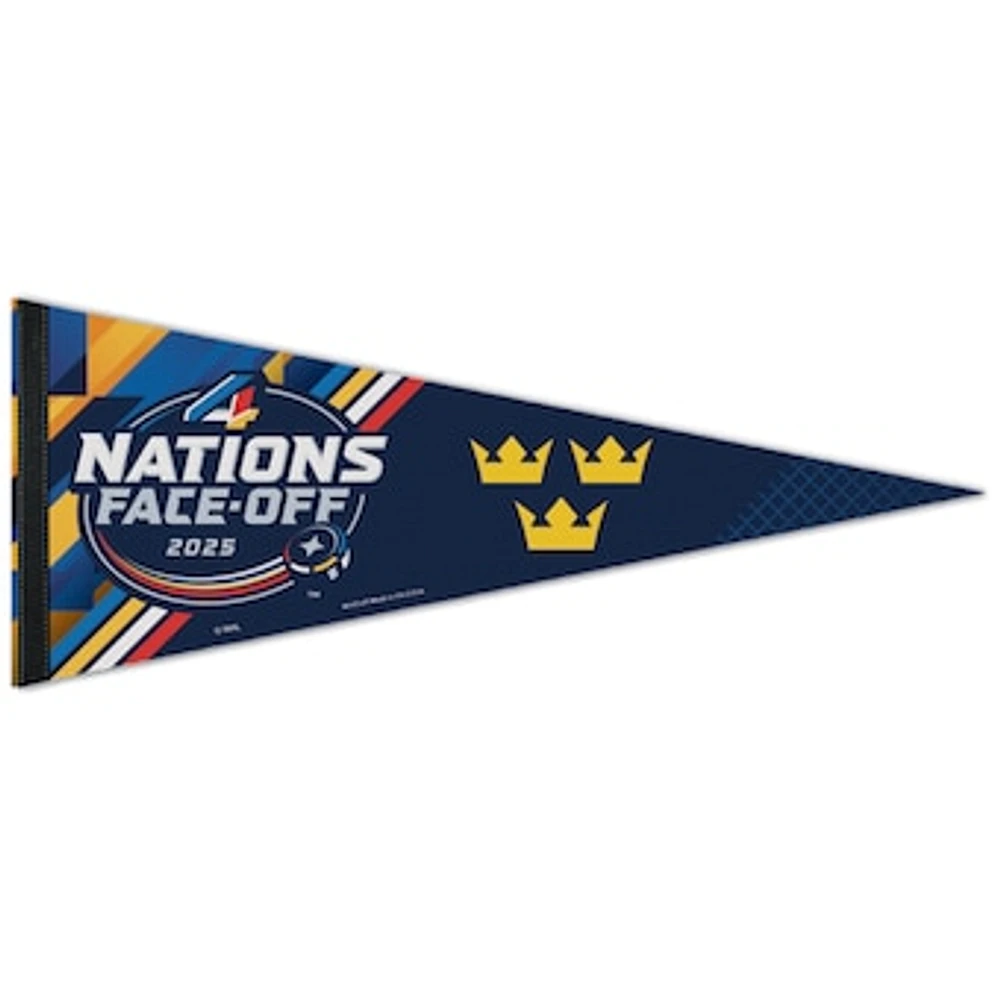 WinCraft Sweden 2025 4 Nations Face-Off 12" x 30" Premium Pennant