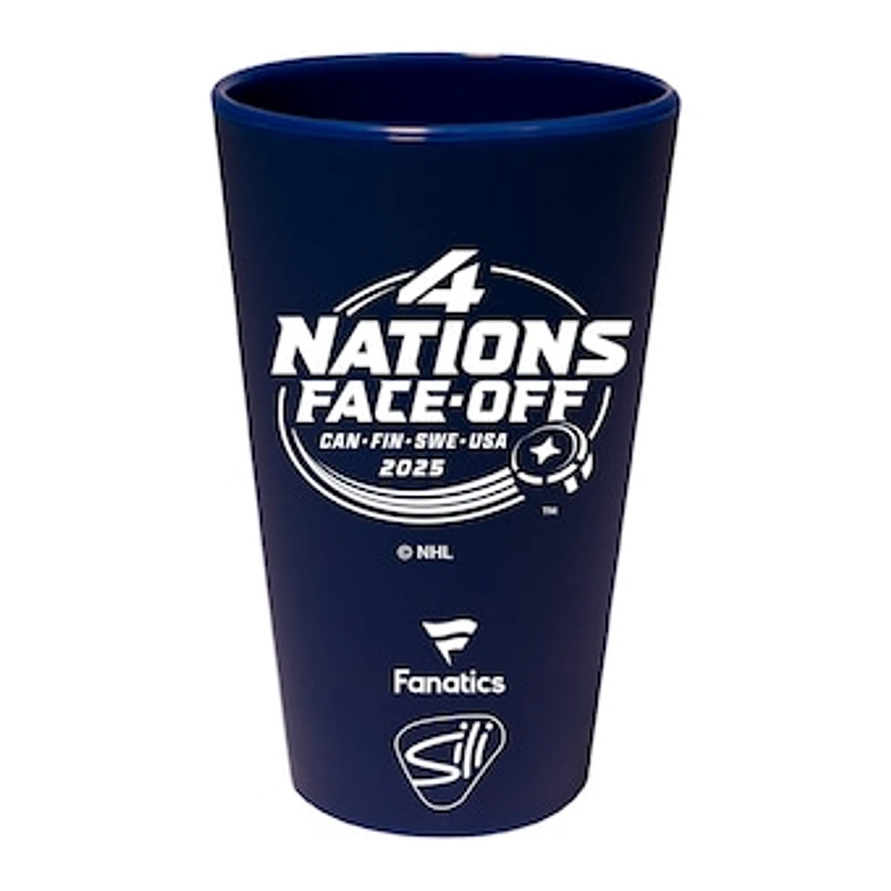 WinCraft USA 2025 4 Nations Face-Off 16oz. Silicone Pint Glass