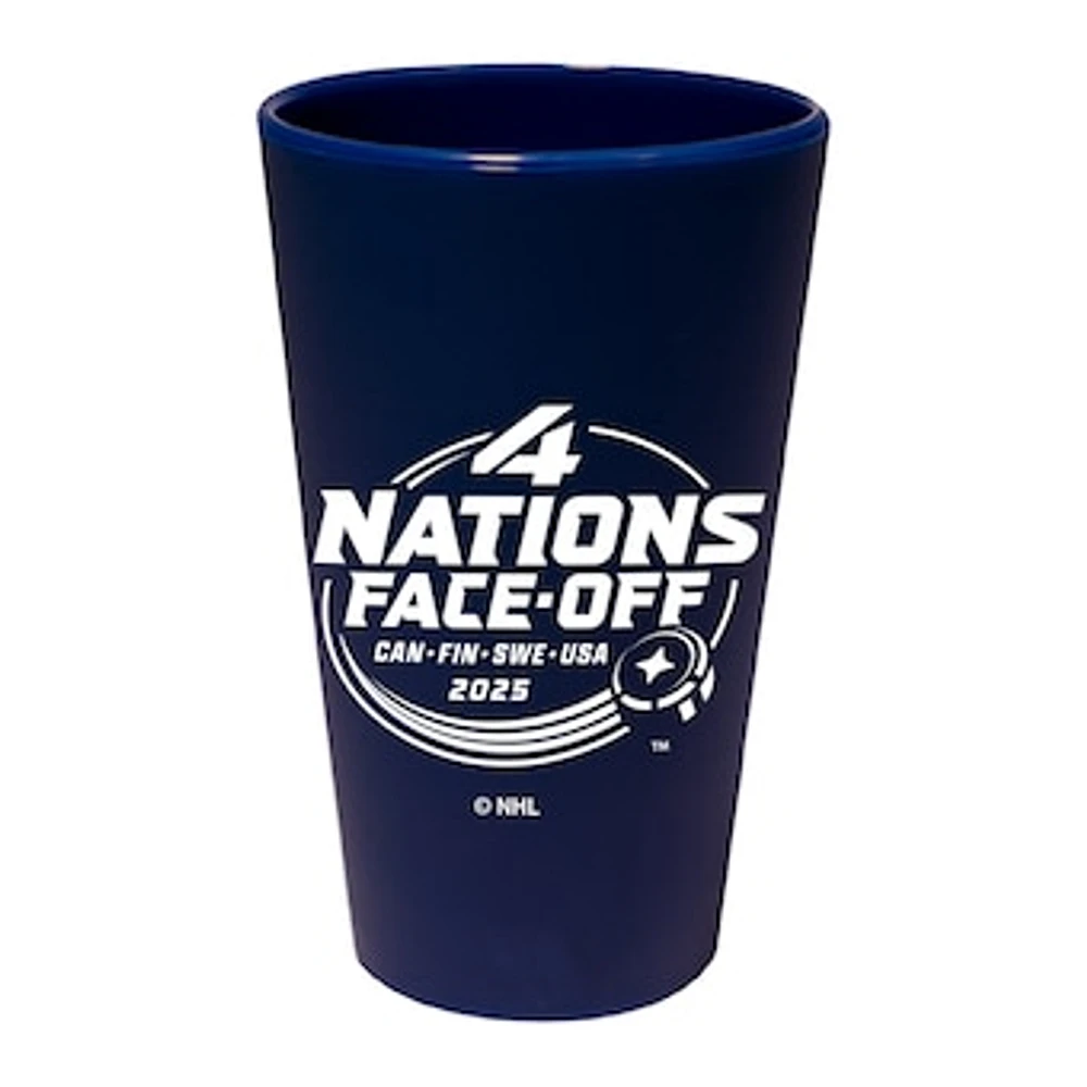 WinCraft NHL 2025 4 Nations Face-Off 16oz. Silicone Pint Glass