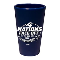 WinCraft NHL 2025 4 Nations Face-Off 16oz. Silicone Pint Glass