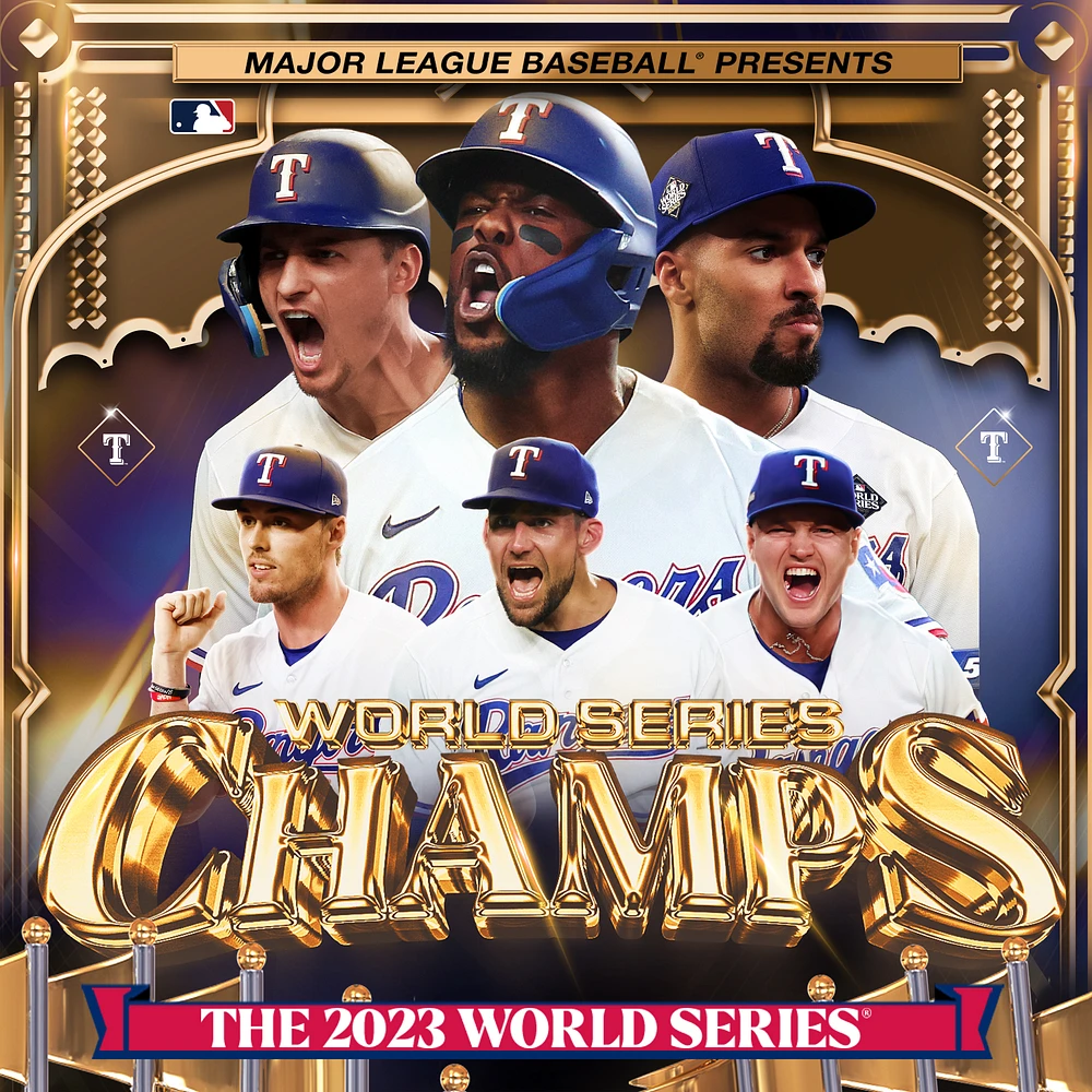 Texas Rangers 2023 World Series Champions Blu-Ray