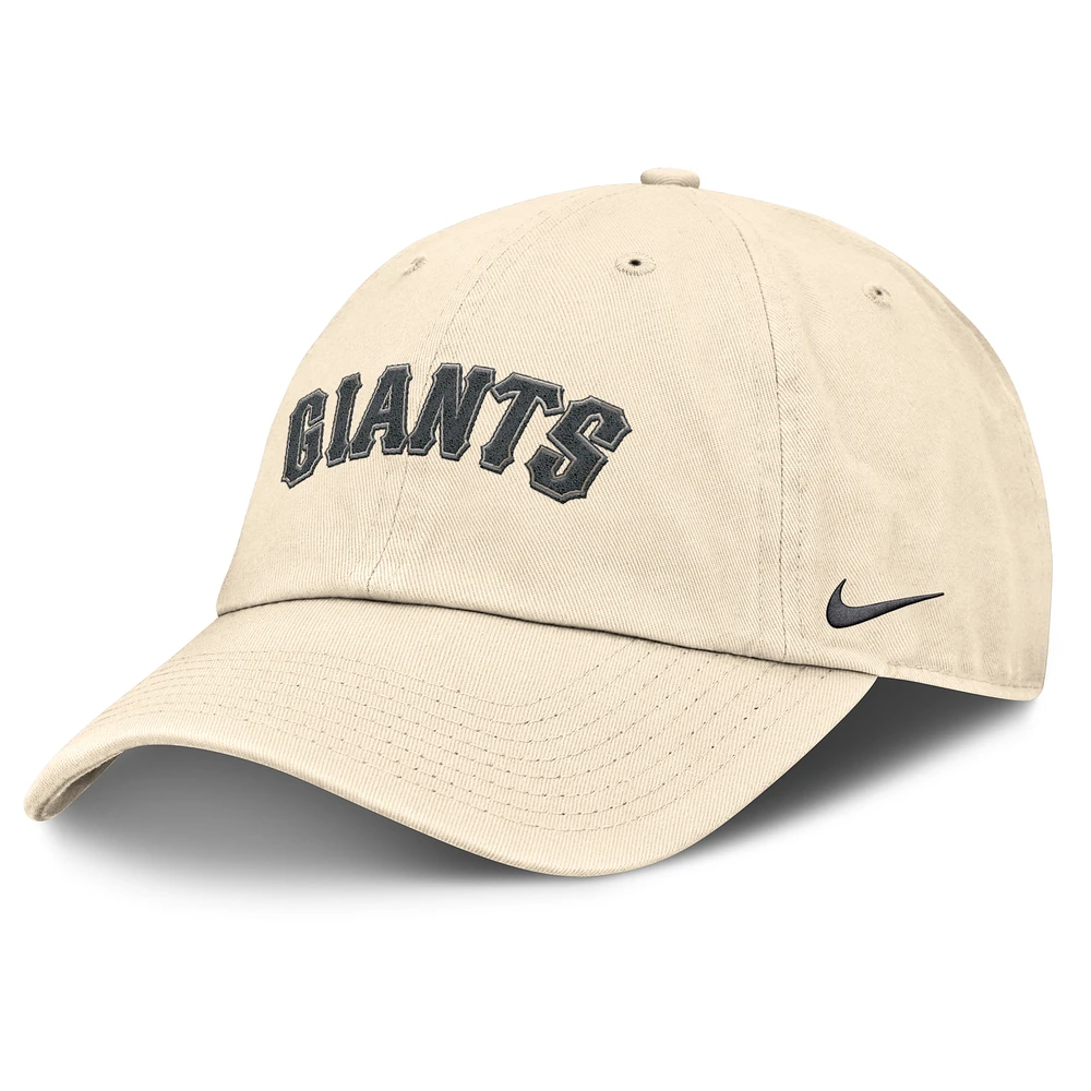 Men's Nike Natural San Francisco Giants Camo Pack Club Adjustable Hat