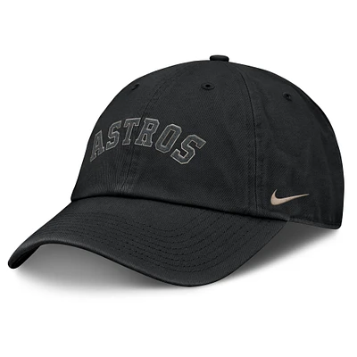 Men's Nike Black Houston Astros Camo Pack Club Adjustable Hat