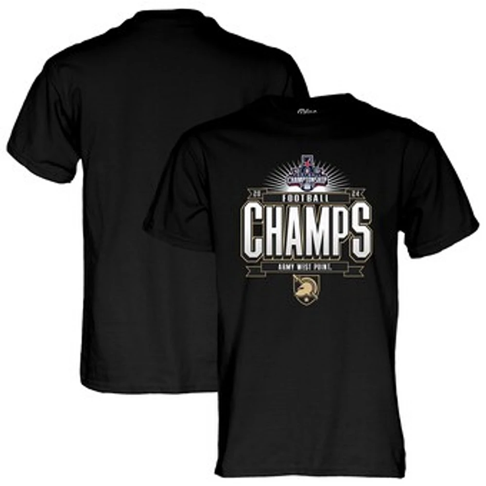 Unisex Blue 84  Black Army Black Knights 2024 AAC Football Conference Champions Locker Room T-Shirt