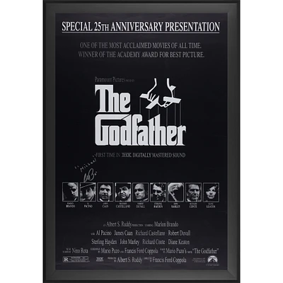 Al Pacino The Godfather Autographed Framed 27" x 40" Movie Poster with "Michael" Inscription